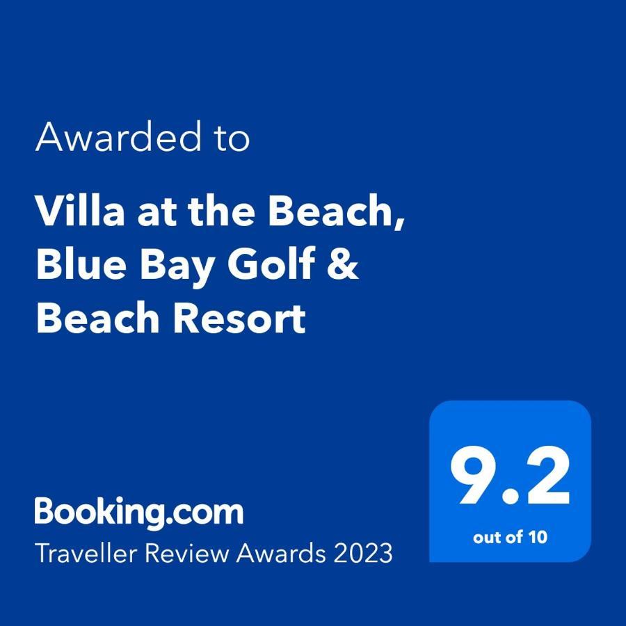 Villa At The Beach, Blue Bay Golf & Beach Resort Exterior photo